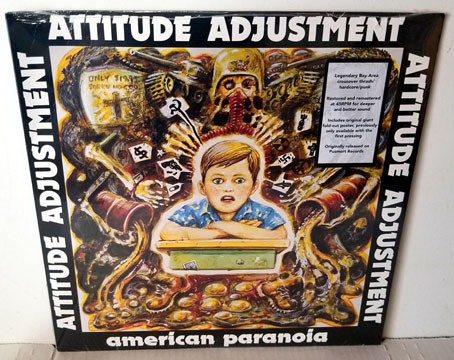 ATTITUDE ADJUSTMENT "American Paranoia" LP -Damaged-
